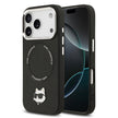 Karl Lagerfeld iPhone 17 Pro Metal Kamera ve Butonlu Choupette PU Deri MagSafe Uyumlu Kılıf