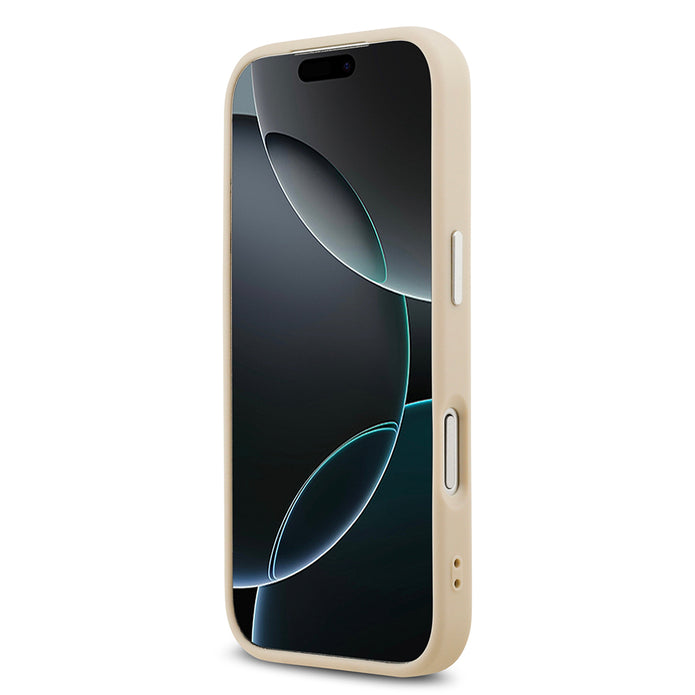 Karl Lagerfeld iPhone 17 Pro Metal Detaylı K&C PU Deri MagSafe Uyumlu Kılıf