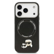 Karl Lagerfeld iPhone 17 Pro Metal Detaylı K&C PU Deri MagSafe Uyumlu Kılıf