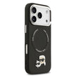 Karl Lagerfeld iPhone 17 Pro Metal Detaylı K&C PU Deri MagSafe Uyumlu Kılıf