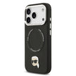 Karl Lagerfeld iPhone 17 Pro Metal Detaylı PU Deri MagSafe Uyumlu Kılıf