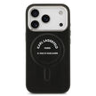 Karl Lagerfeld iPhone 17 Pro Metal Kamera ve Butonlu Paris RSG PU Deri MagSafe Uyumlu Kılıf