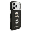 Karl Lagerfeld iPhone 17 Pro Metal Logolu K&C Heads Pin Kılıf