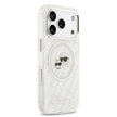 Karl Lagerfeld iPhone 17 Pro Parlayan Simli Karl & Choupette Heads Kılıf