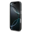 Karl Lagerfeld iPhone 17 Pro Parlayan Simli Karl & Choupette Sketch Logo Kılıf