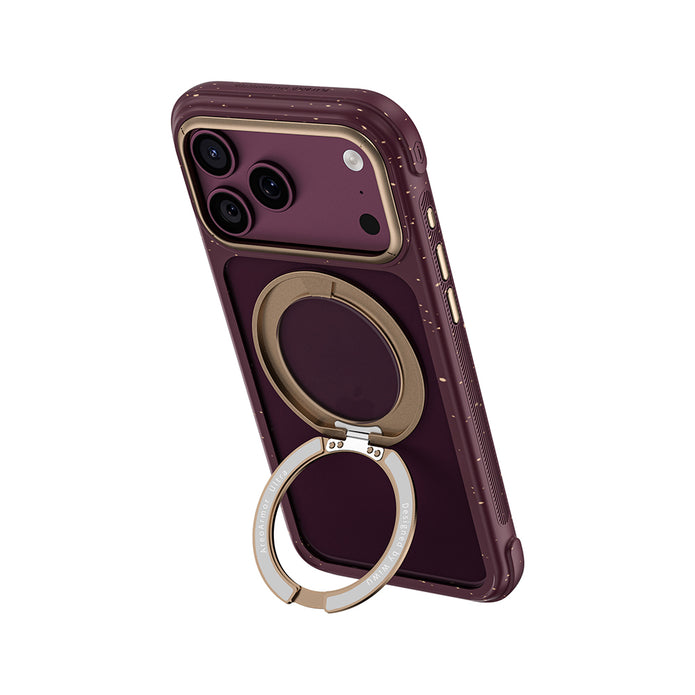 iPhone 17 Pro AA-203 AeroArmor Ultra Airbag 360° Standlı MagSafe Uyumlu Kılıf – Fotoğraf 4