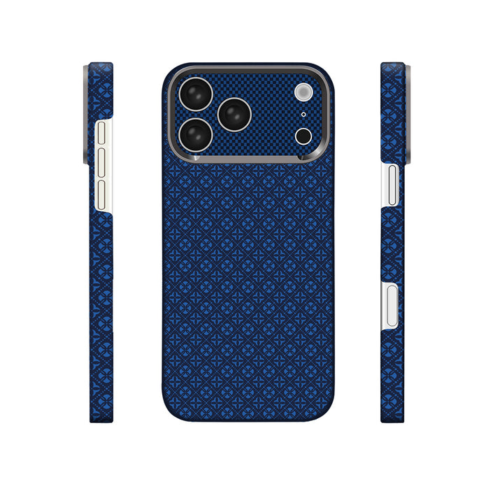 Zore Paris iPhone 17 Pro Velix Retro Çiçek Desenli Sert PC MagSafe Uyumlu Kılıf