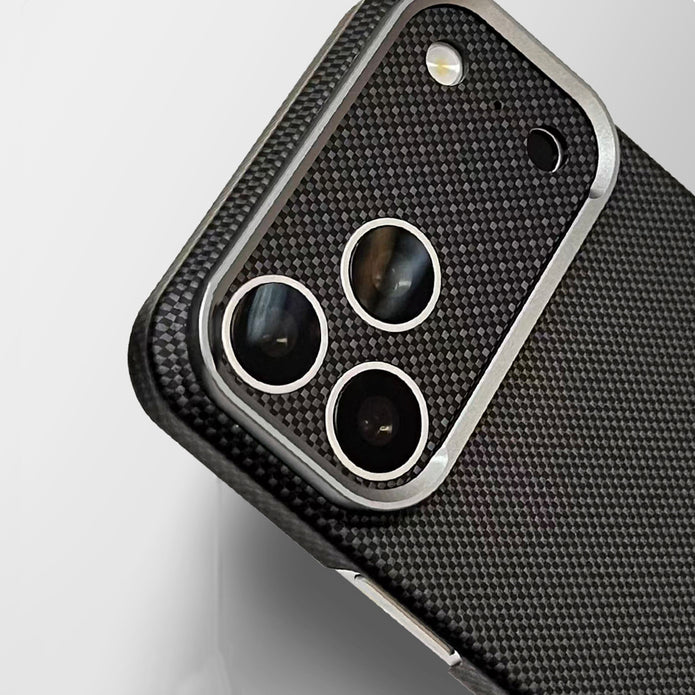 Zore Paris iPhone 17 Pro Zerre 400D Aramid Desenli Sert PC MagSafe Uyumlu Kılıf – Fotoğraf 4