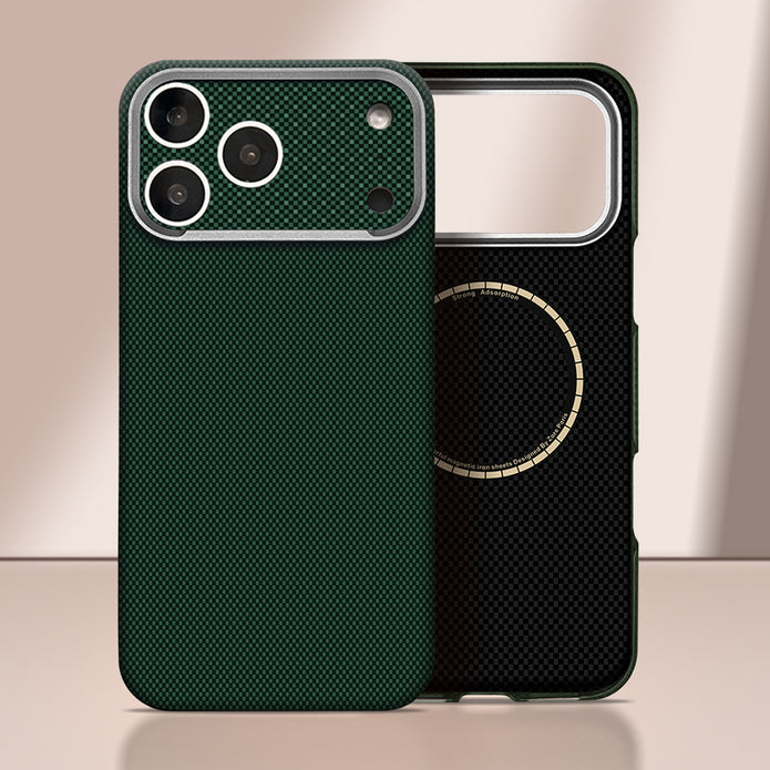 Zore Paris iPhone 17 Pro Zerre 400D Aramid Desenli Sert PC MagSafe Uyumlu Kılıf – Fotoğraf 9