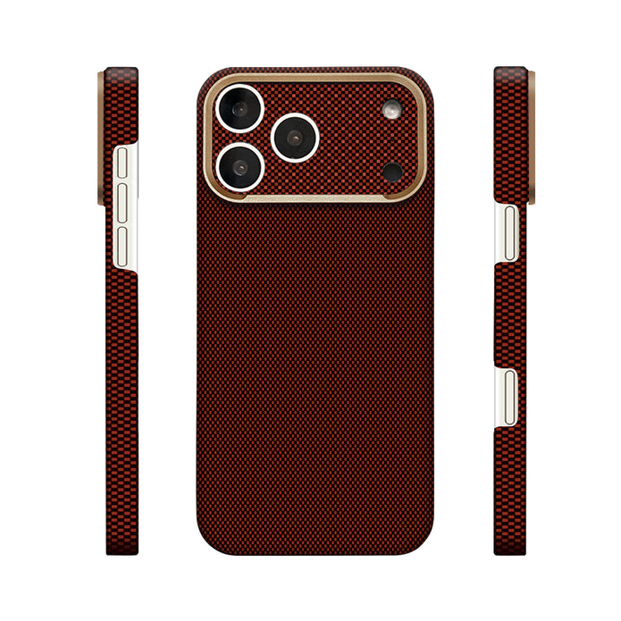 Zore Paris iPhone 17 Pro Zerre 400D Aramid Desenli Sert PC MagSafe Uyumlu Kılıf – Fotoğraf 12