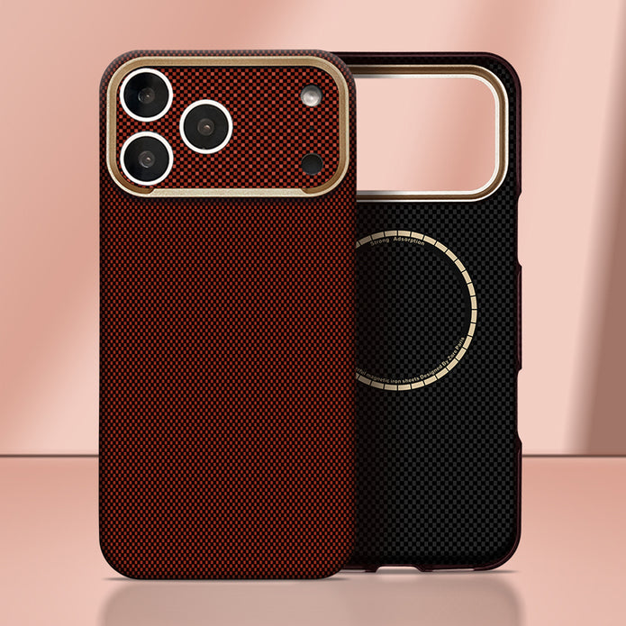 Zore Paris iPhone 17 Pro Zerre 400D Aramid Desenli Sert PC MagSafe Uyumlu Kılıf – Fotoğraf 13