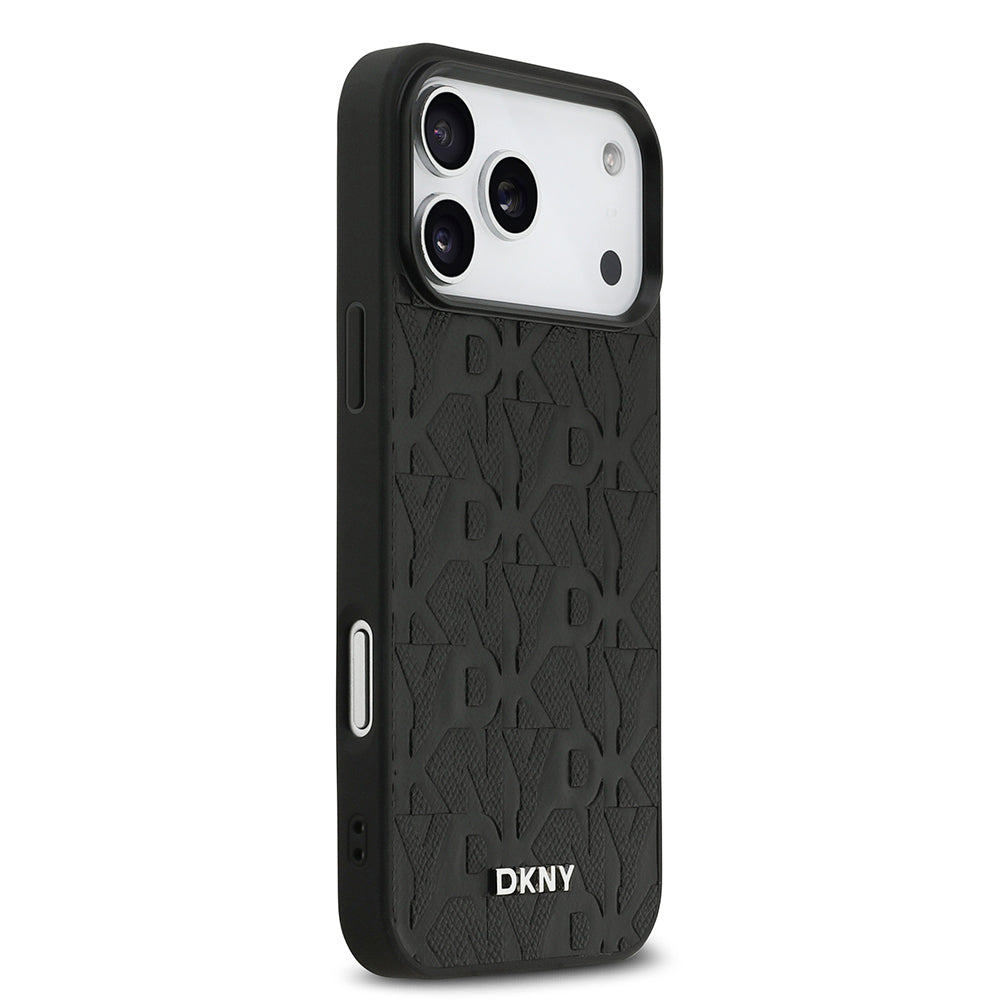 DKNY iPhone 17 Pro Max Grid Pattern 3D MagSafe Uyumlu Kılıf – Fotoğraf 4