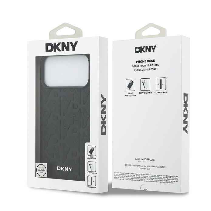 DKNY iPhone 17 Pro Max Grid Pattern 3D MagSafe Uyumlu Kılıf – Fotoğraf 6