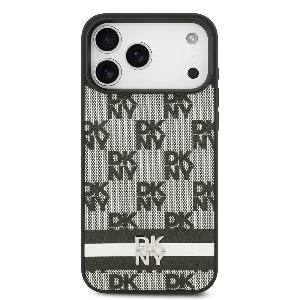 DKNY iPhone 17 Pro Max 3D Metal Logolu MagSafe Uyumlu Kılıf – Fotoğraf 3