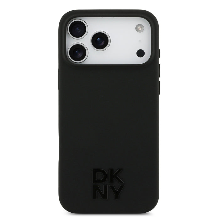 DKNY iPhone 17 Pro Max Metal Logolu Silikon MagSafe Uyumlu Kılıf – Fotoğraf 8
