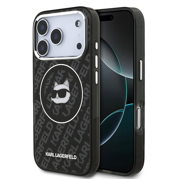 Karl Lagerfeld iPhone 17 Pro Max IML Baskılı Choupette Heads Kılıf – Fotoğraf 1