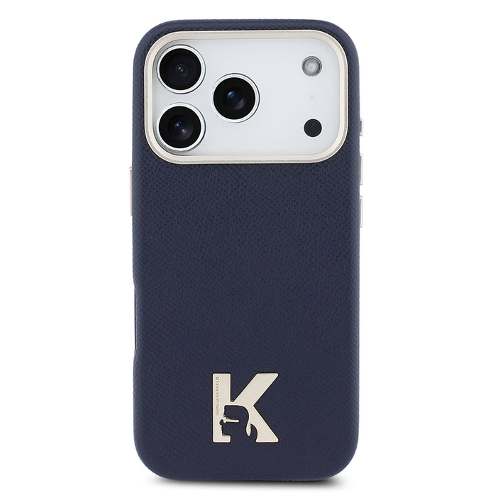Karl Lagerfeld iPhone 17 Pro Max KHEAD Logolu Gold Kamera Çerçeveli MagSafe Uyumlu Kılıf