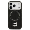 Karl Lagerfeld iPhone 17 Pro Max Metal Kamera ve Butonlu Choupette PU Deri MagSafe Uyumlu Kılıf