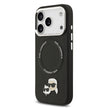 Karl Lagerfeld iPhone 17 Pro Max Metal Detaylı K&C PU Deri MagSafe Uyumlu Kılıf
