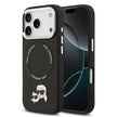 Karl Lagerfeld iPhone 17 Pro Max Metal Detaylı K&C PU Deri MagSafe Uyumlu Kılıf