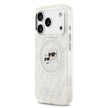 Karl Lagerfeld iPhone 17 Pro Max Parlayan Simli Karl & Choupette Heads Kılıf
