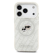 Karl Lagerfeld iPhone 17 Pro Max Parlayan Simli Karl & Choupette Heads Kılıf
