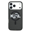 Karl Lagerfeld iPhone 17 Pro Max Parlayan Simli Karl & Choupette Sketch Logo Kılıf