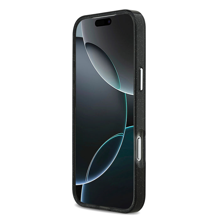 Karl Lagerfeld iPhone 17 Pro Max Parlayan Simli Karl & Choupette Sketch Logo Kılıf