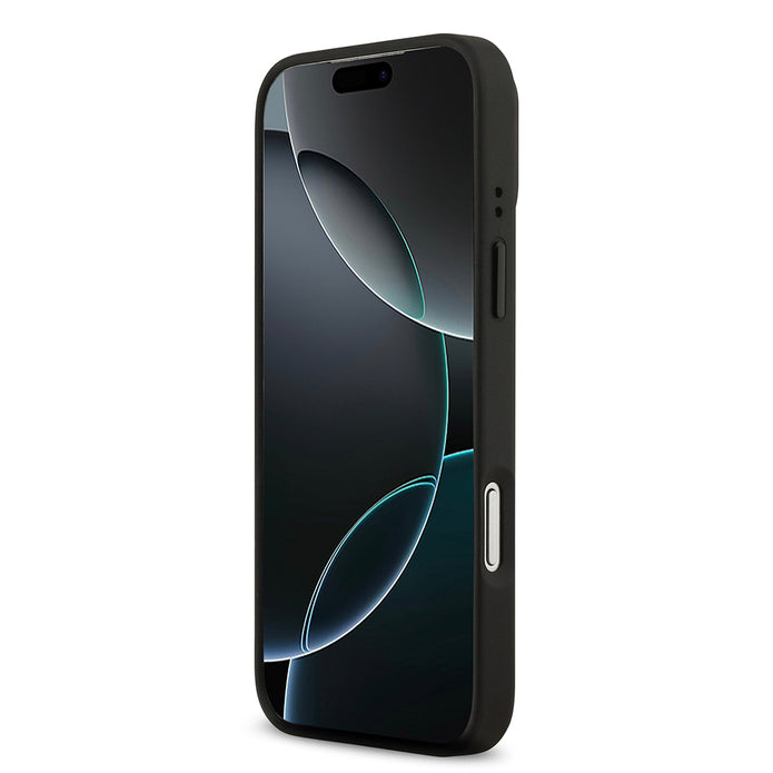 Lacoste iPhone 17 Pro Max PU Deri Monogram Standlı MagSafe Uyumlu Kılıf – Fotoğraf 5