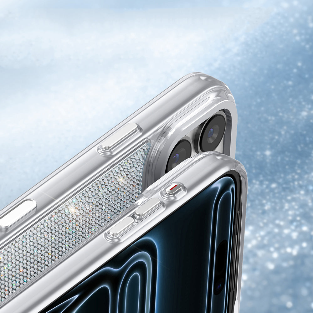 Zore Paris iPhone 17 Pro Max Riva El İşlemeli Swarovski Taşlı PC TPU MagSafe Uyumlu Kılıf – Fotoğraf 5