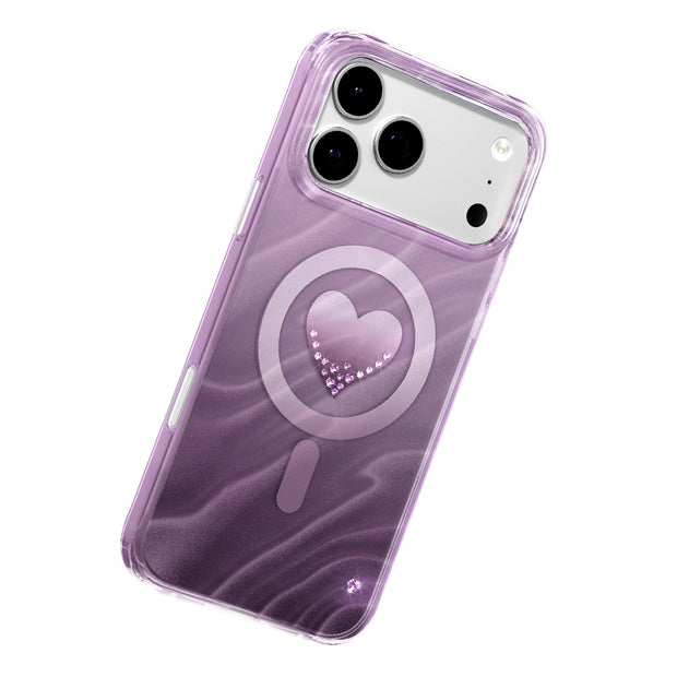 Zore Paris iPhone 17 Pro Max Rovix Kedi Gözü Kristal Detaylı PC TPU MagSafe Uyumlu Kılıf – Fotoğraf 2
