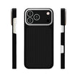 Zore Paris iPhone 17 Pro Max Nexel Dokulu Sert PC MagSafe Uyumlu Kılıf – Fotoğraf 1