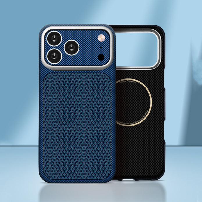 Zore Paris iPhone 17 Pro Max Nexel Dokulu Sert PC MagSafe Uyumlu Kılıf – Fotoğraf 6