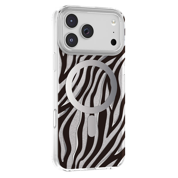 Zore Paris iPhone 17 Pro Max Veyro Simli Çizgili TPU MagSafe Uyumlu Kılıf – Fotoğraf 1