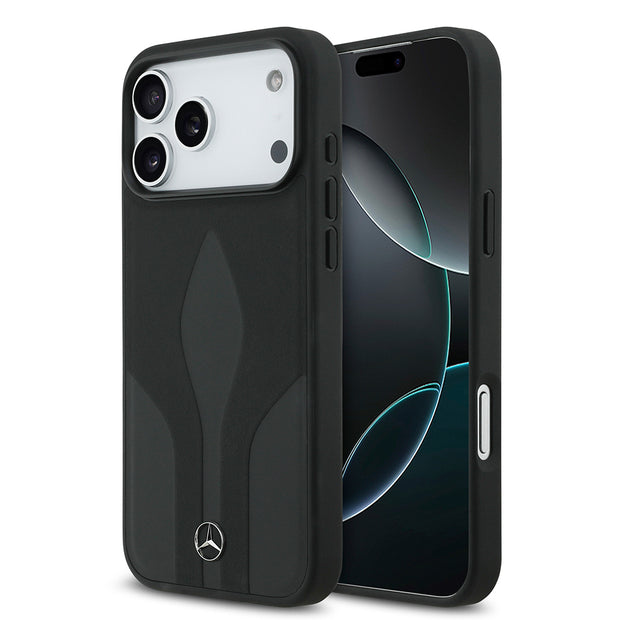 Mercedes Benz iPhone 17 Pro Max Dokulu Deri MagSafe Uyumlu Kılıf – Fotoğraf 1