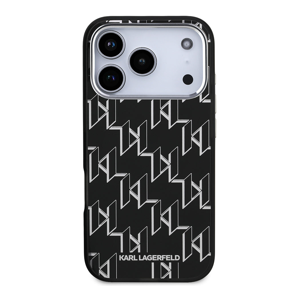 Karl Lagerfeld iPhone 17 Pro Max IML Baskılı Monogram MagSafe Uyumlu Kılıf