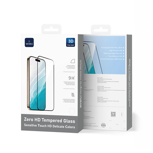 GT-026 Zero Curved Parmak İzi Bırakmayan iPhone 17 Ekran Koruyucu – Fotoğraf 2