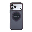 AMG iPhone 18 Pro Bicolor Block Şeffaf IML Logolu MagSafe Uyumlu Kılıf