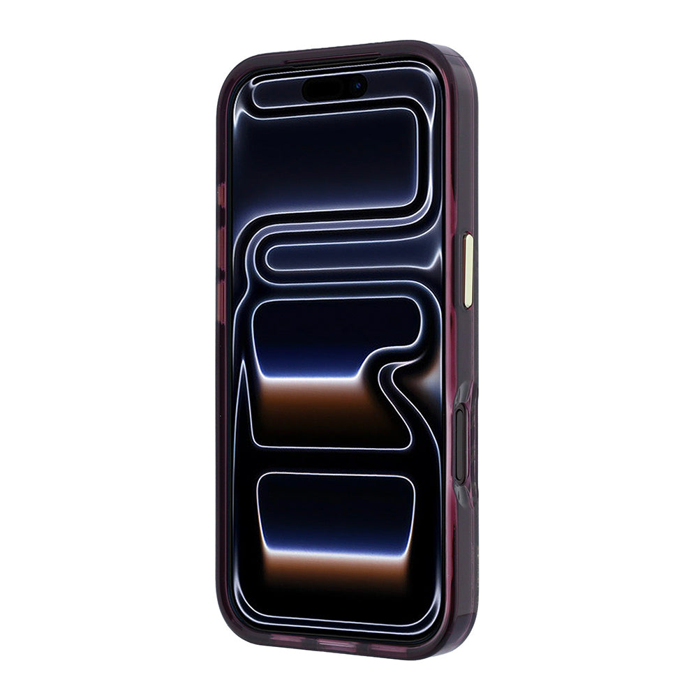 Karl Lagerfeld iPhone 18 Pro Çiçek Tasarımlı Gold Metal Kamera Çerçeveli MagSafe Uyumlu Kılıf