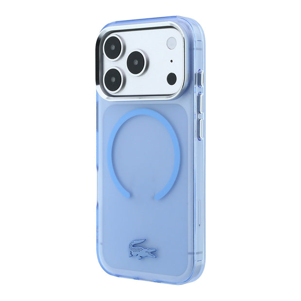 Lacoste iPhone 18 Pro C-Magnet İkonik Timsah Logolu Buzlu IML MagSafe Uyumlu Kılıf – Fotoğraf 2