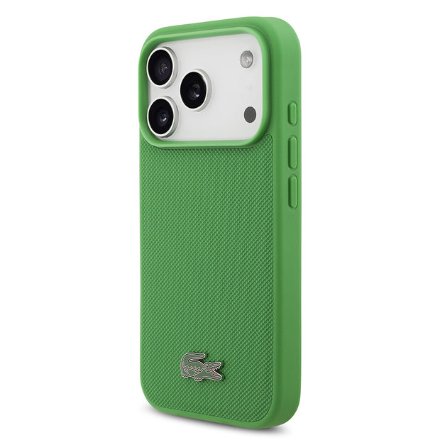 Lacoste iPhone 18 Pro PU Pike Metal Logolu MagSafe Uyumlu Kılıf – Fotoğraf 2