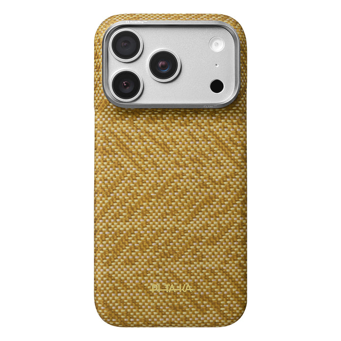Pitaka iPhone 18 Pro Wind Over Wheat Aramid Fiber Karbon Dokulu MagSafe Uyumlu Kılıf