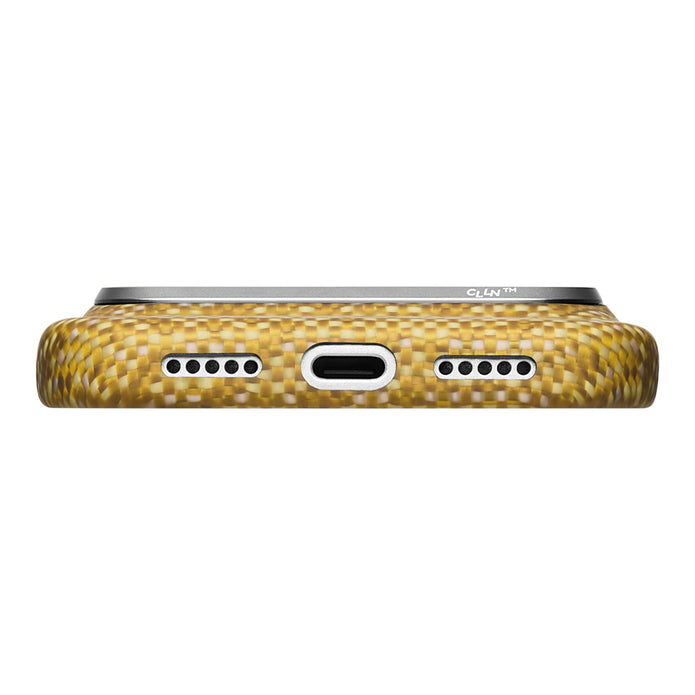 Pitaka iPhone 18 Pro Wind Over Wheat Aramid Fiber Karbon Dokulu MagSafe Uyumlu Kılıf