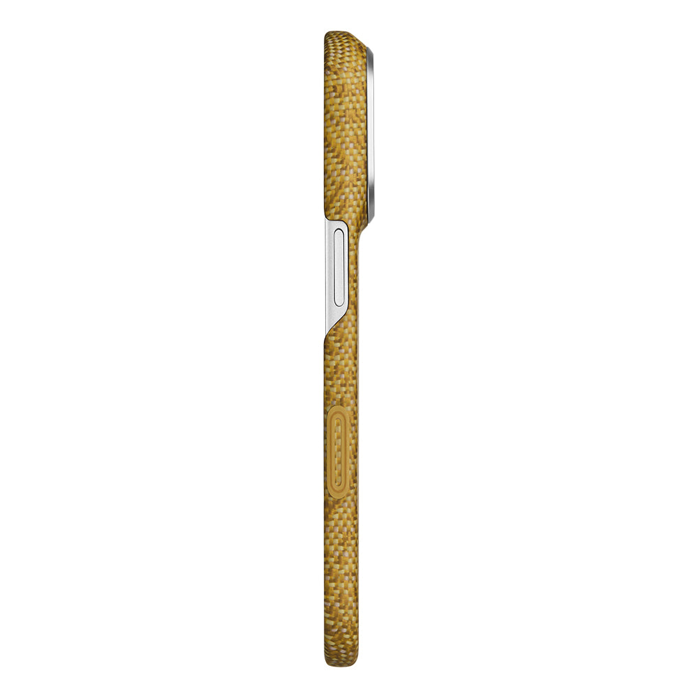 Pitaka iPhone 18 Pro Wind Over Wheat Aramid Fiber Karbon Dokulu MagSafe Uyumlu Kılıf