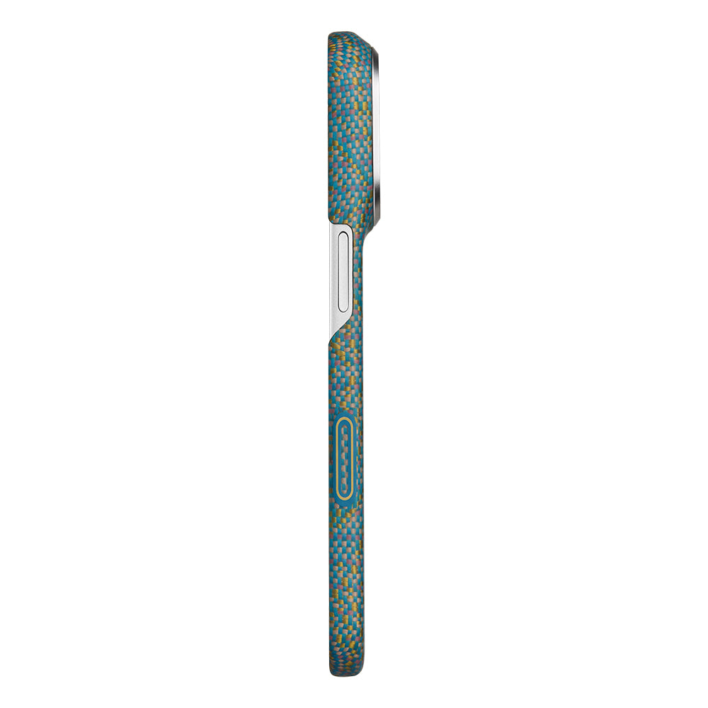 Pitaka iPhone 18 Pro Wind Over Wheat Aramid Fiber Karbon Dokulu MagSafe Uyumlu Kılıf