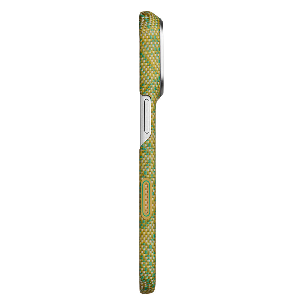 Pitaka iPhone 18 Pro Wind Over Wheat Aramid Fiber Karbon Dokulu MagSafe Uyumlu Kılıf