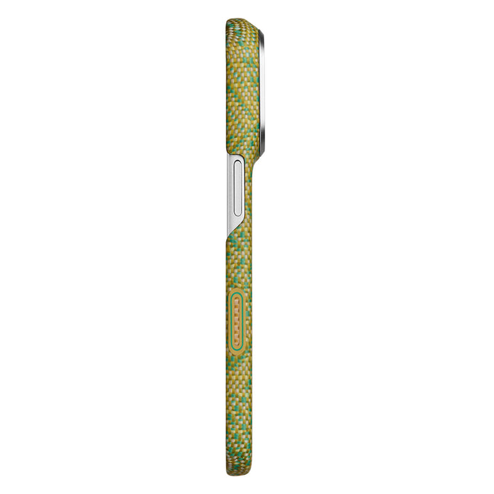 Pitaka iPhone 18 Pro Wind Over Wheat Aramid Fiber Karbon Dokulu MagSafe Uyumlu Kılıf