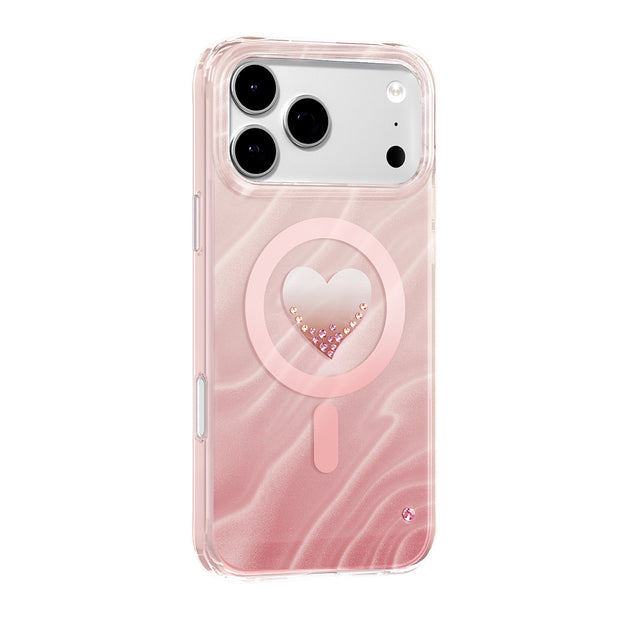 Zore Paris iPhone 18 Pro Rovix Swarovski Taşlı PC TPU MagSafe Uyumlu Kılıf – Fotoğraf 12