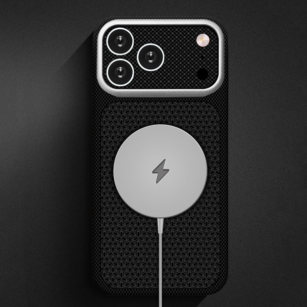 Zore Paris iPhone 18 Pro Nexel Dokulu Sert PC MagSafe Uyumlu Kılıf – Fotoğraf 2