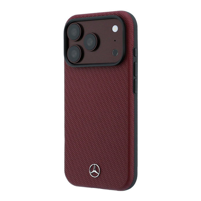 Mercedes Benz iPhone 18 Pro Wrap Wood 3D Metal Logolu Deri MagSafe Uyumlu Kılıf – Fotoğraf 2